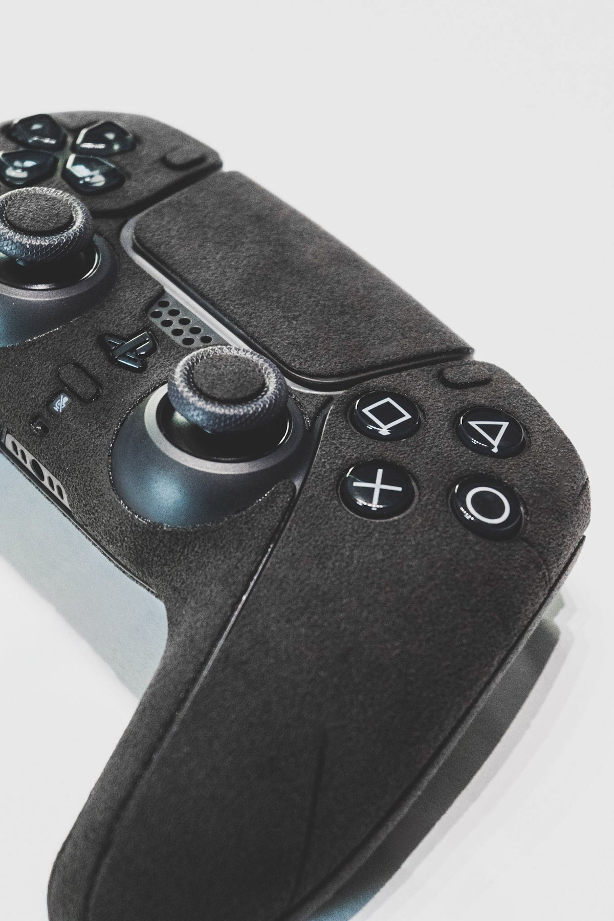 Wrapped around your controller.